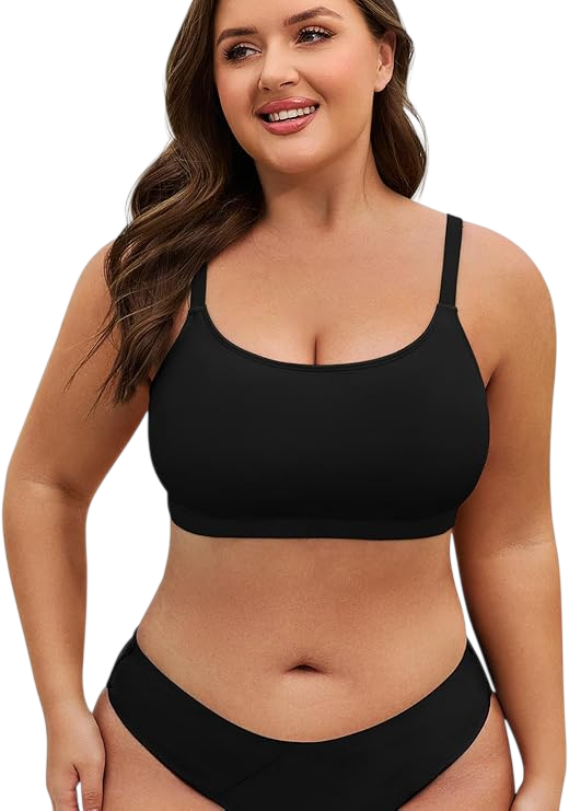 American Trends Plus Size Bikini Top for Women