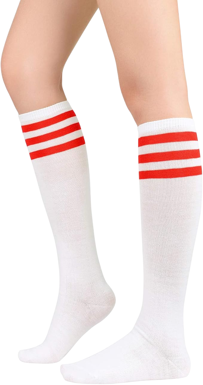 Womens Athletic Knee High Socks
