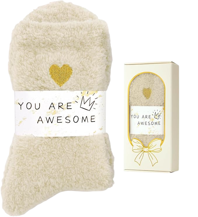 Fuzzy Socks for Women in Gift Box